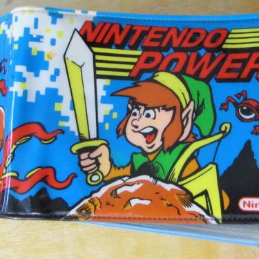 Vintage Zelda themed wallet from Nintendo Power Magazine